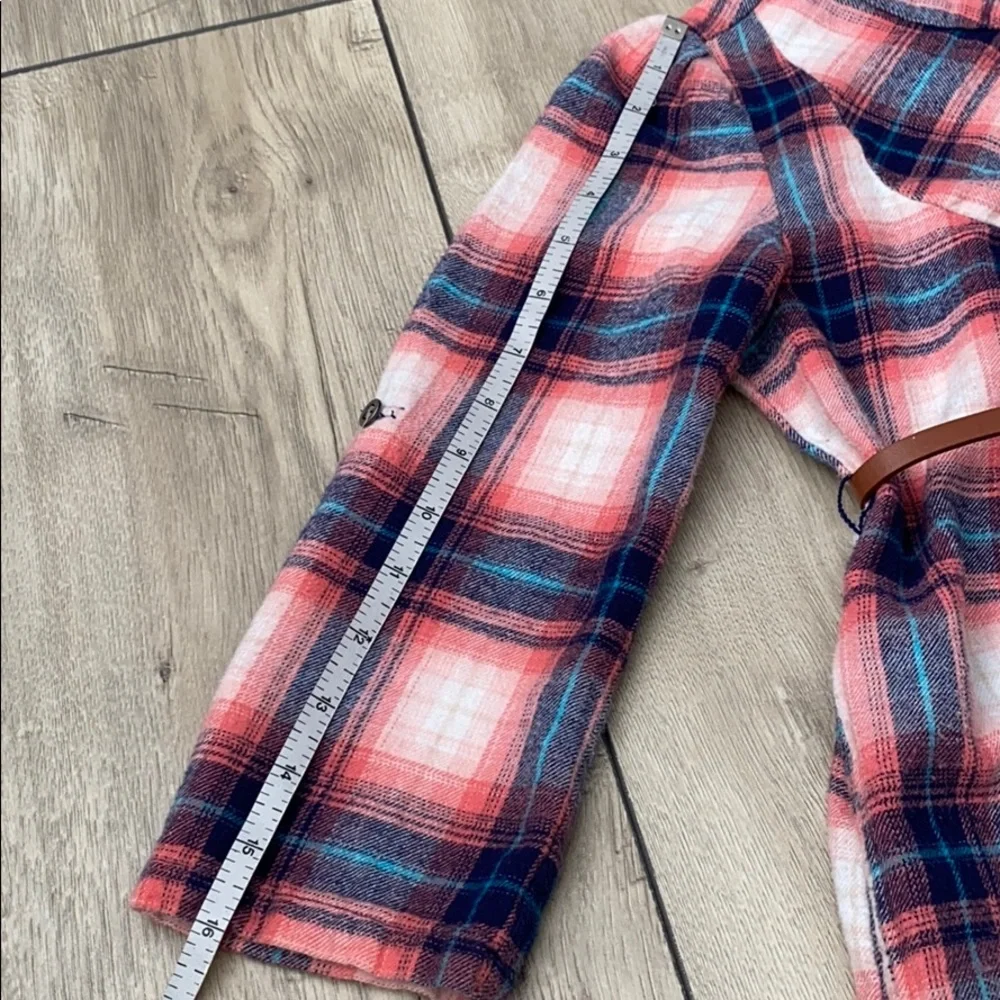 Paper Doll Girl Plaid Flannel Dress Size 10